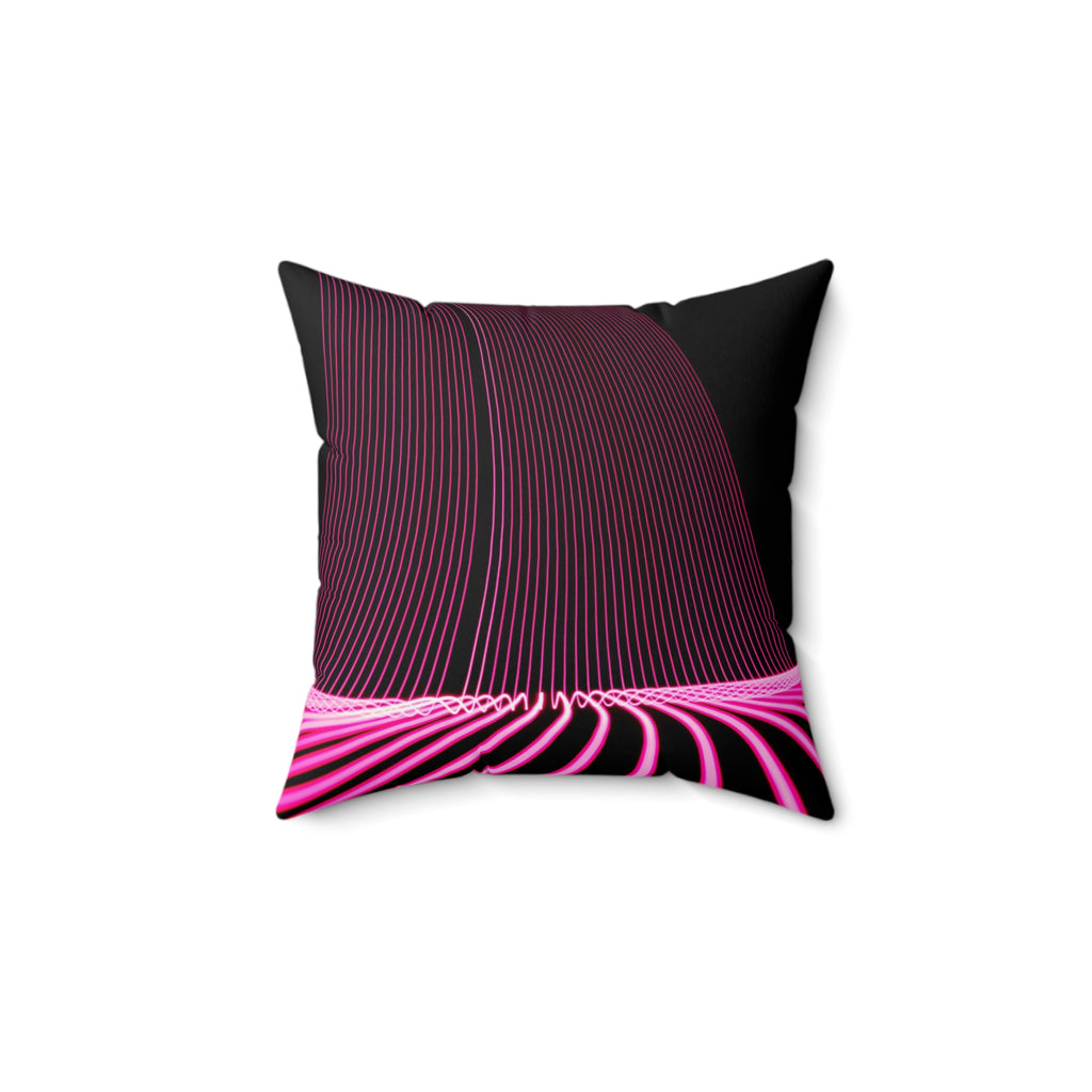 Voltage Surge - Faux Suede Throw Pillow