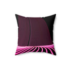 Voltage Surge - Faux Suede Throw Pillow