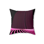 Voltage Surge - Faux Suede Throw Pillow