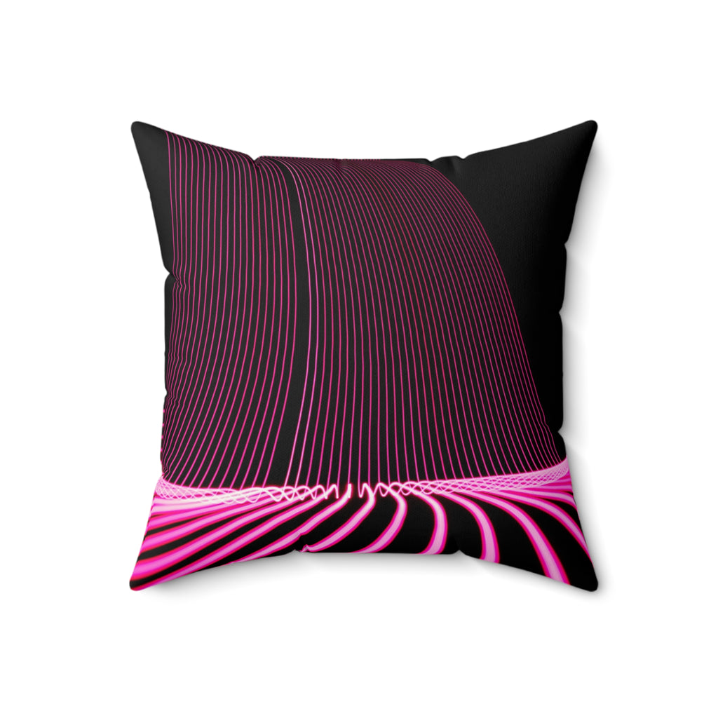 Voltage Surge - Faux Suede Throw Pillow