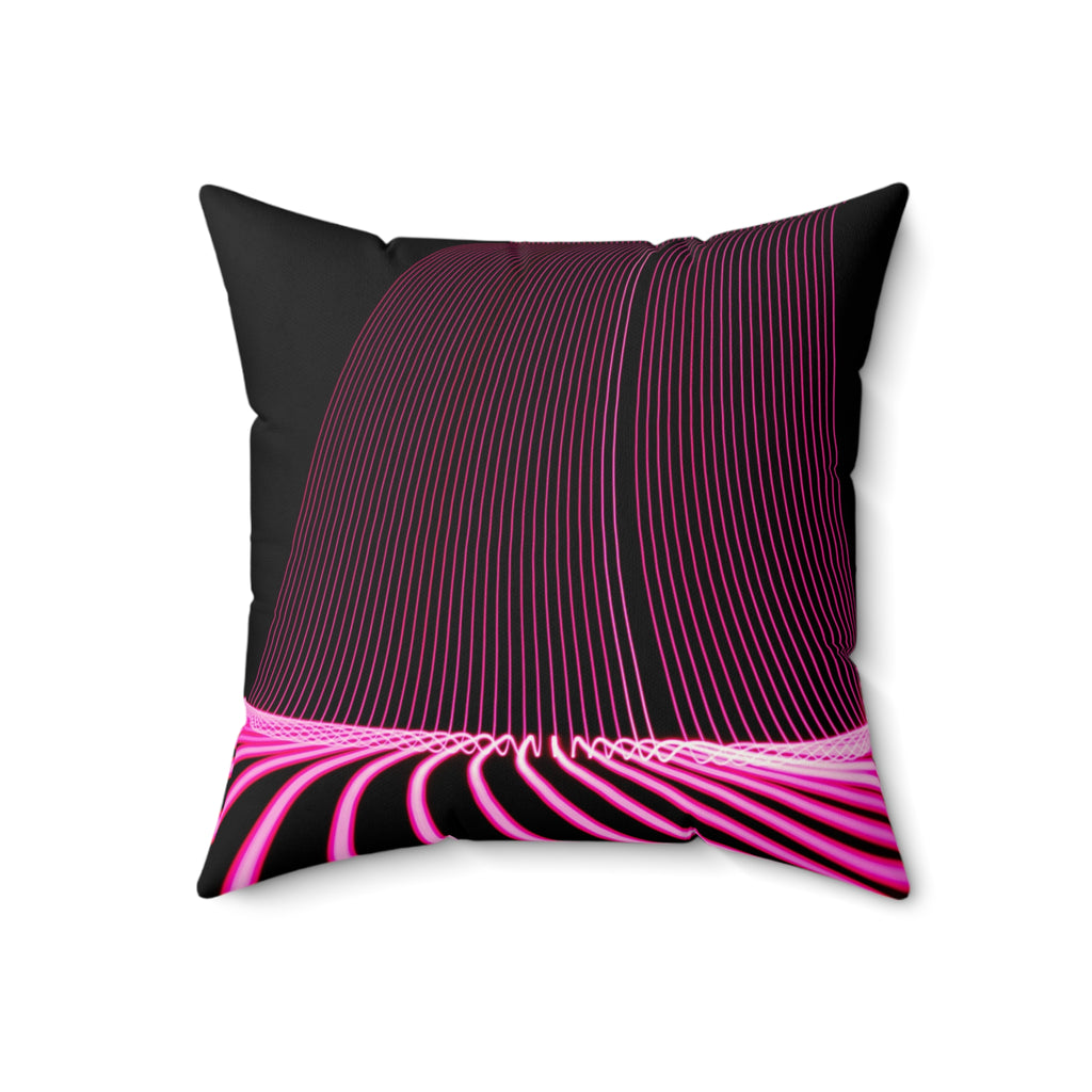 Voltage Surge - Faux Suede Throw Pillow