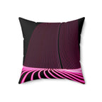 Voltage Surge - Faux Suede Throw Pillow