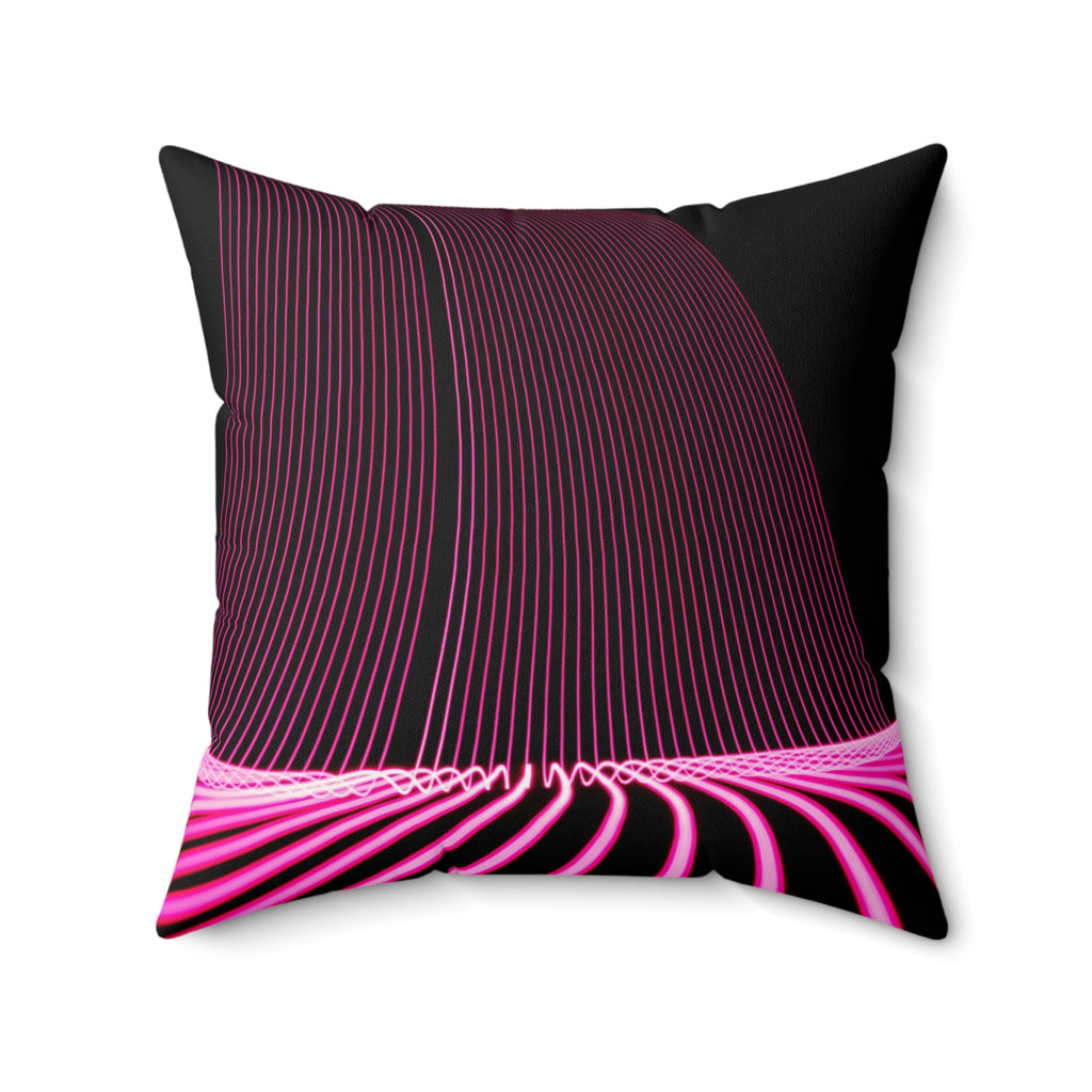 Voltage Surge - Faux Suede Throw Pillow