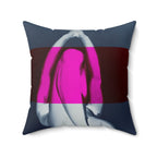We Pray With Our Bodies - Faux Suede Throw Pillow