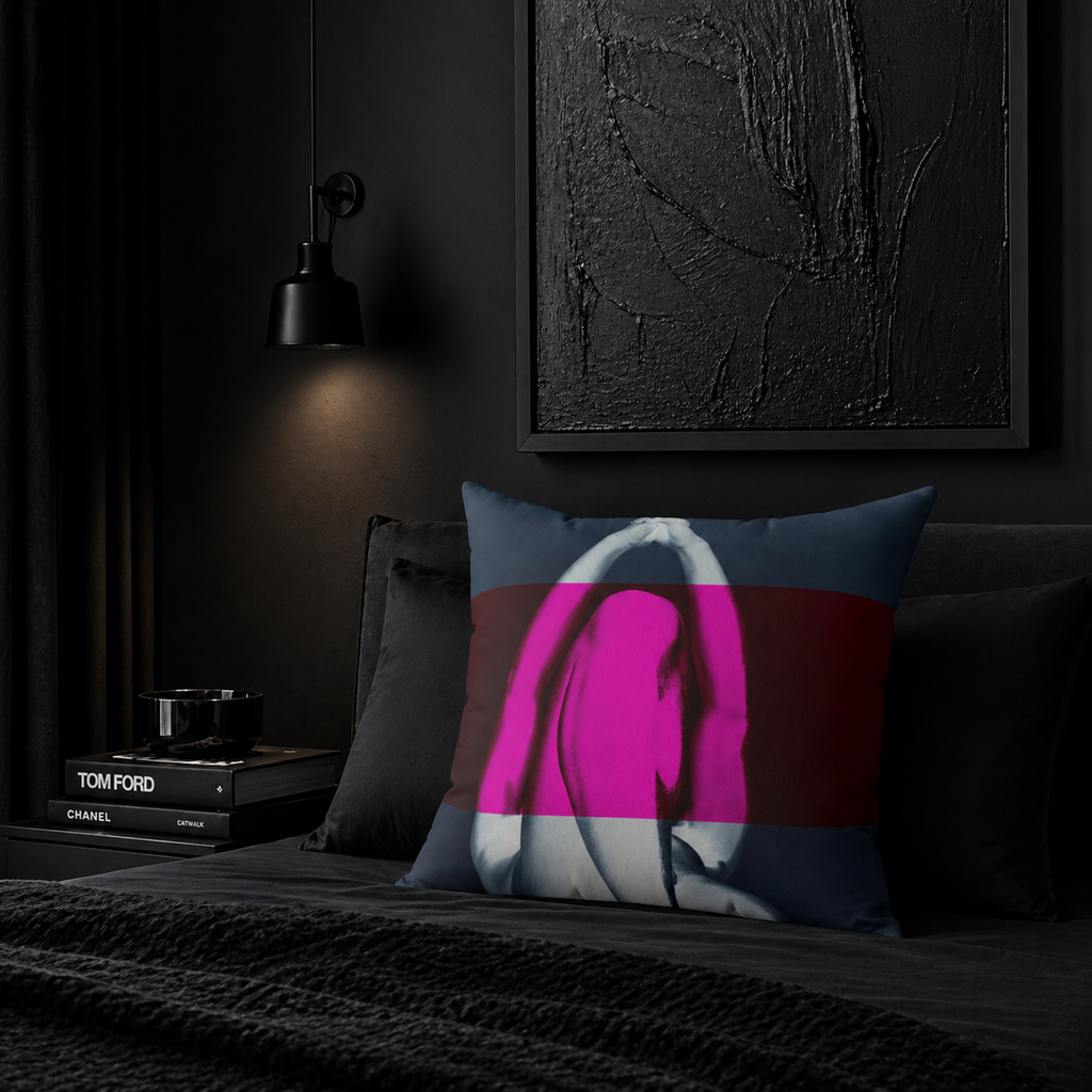 We Pray With Our Bodies - Faux Suede Throw Pillow