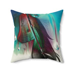 Weightless Resilience - Faux Suede Throw Pillow