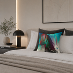 Weightless Resilience - Faux Suede Throw Pillow