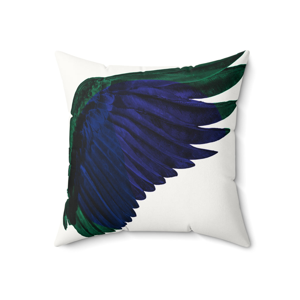Wingman - Faux Suede Throw Pillow