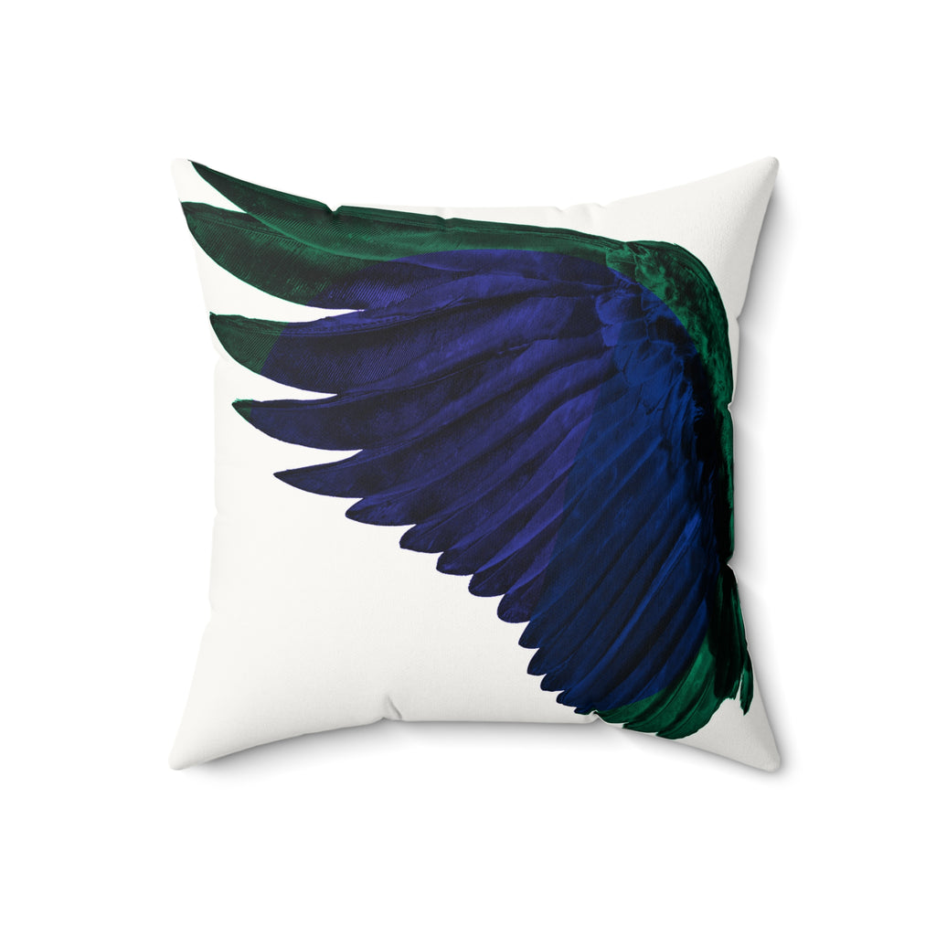 Wingman - Faux Suede Throw Pillow