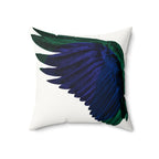 Wingman - Faux Suede Throw Pillow