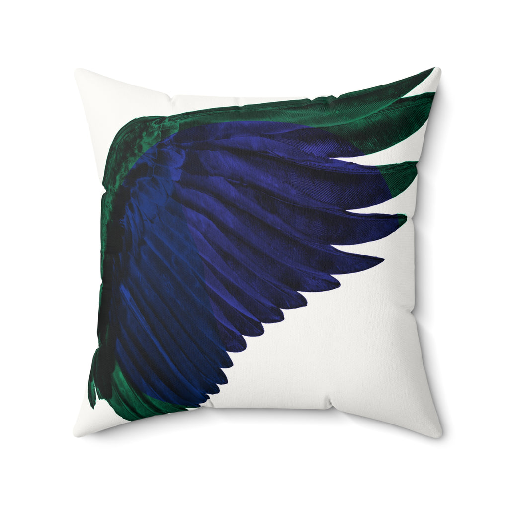 Wingman - Faux Suede Throw Pillow