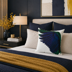 Wingman - Faux Suede Throw Pillow