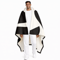 Wrapped in Yes - Hooded Fleece Sherpa Blanket