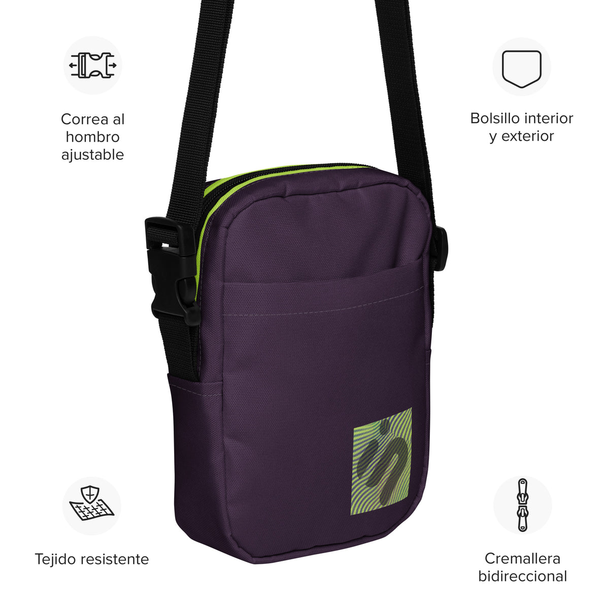 Velvet Detour - Utility Cross Body Bag shown in a product view.