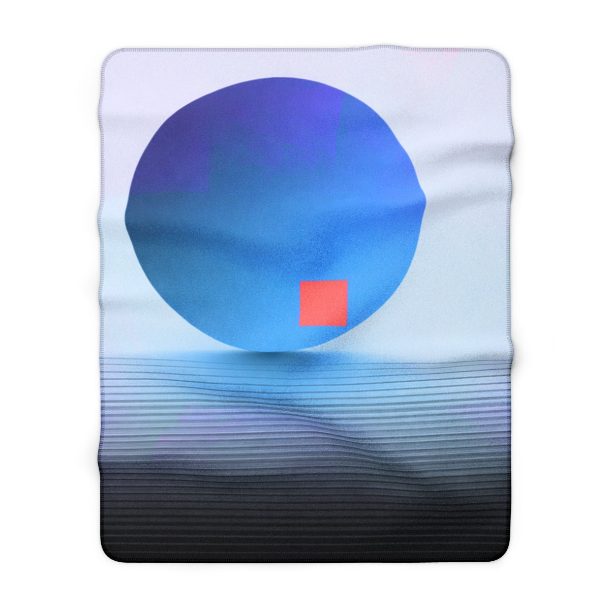Orbit Me - Sherpa Fleece Throw Blanket