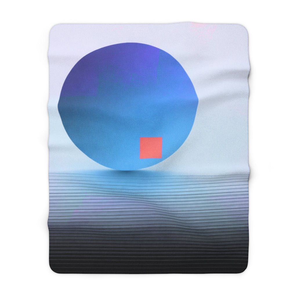 Orbit Me - Sherpa Fleece Throw Blanket