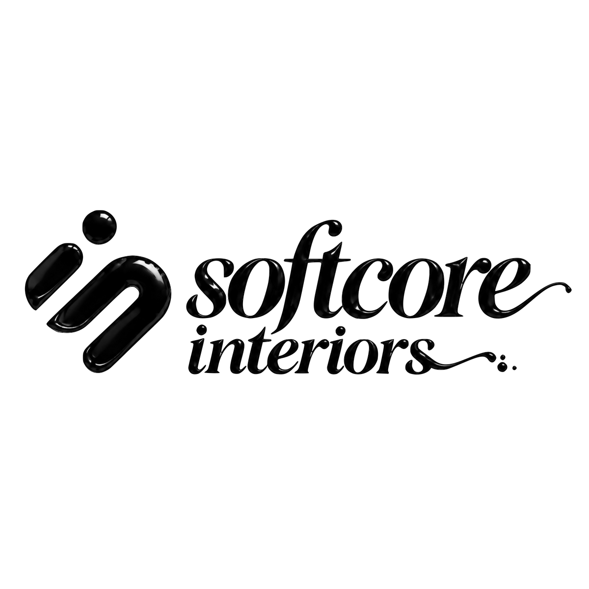Approved Softcore Interiors ink logo with the signature dotted S.