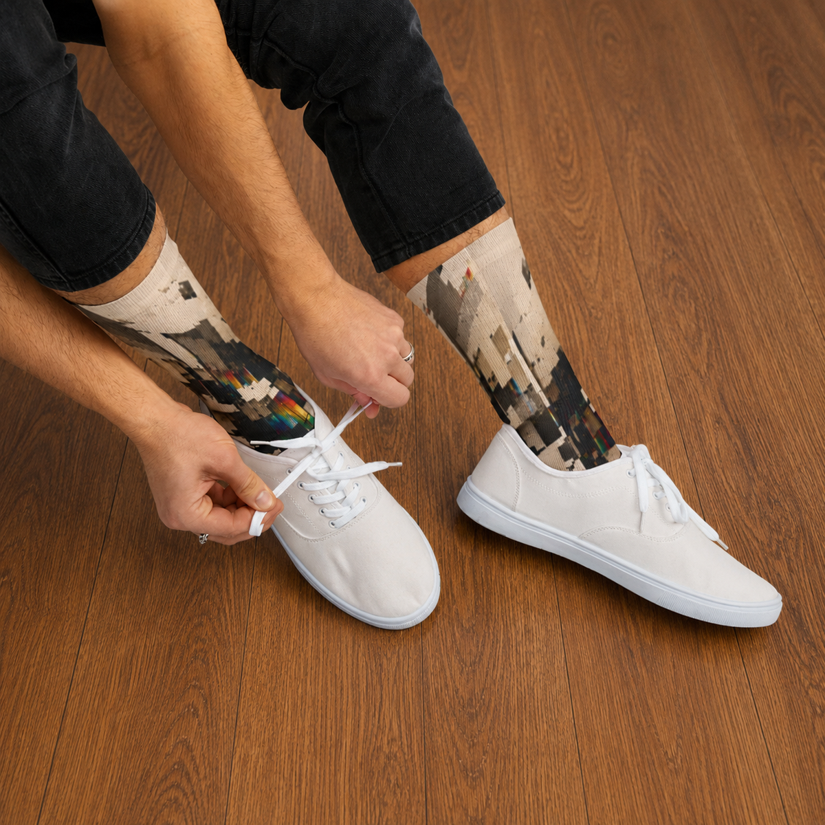 Beautiful Interference - Socks