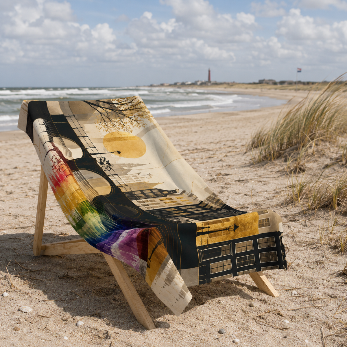 Bridges of Belonging - Beach Towel