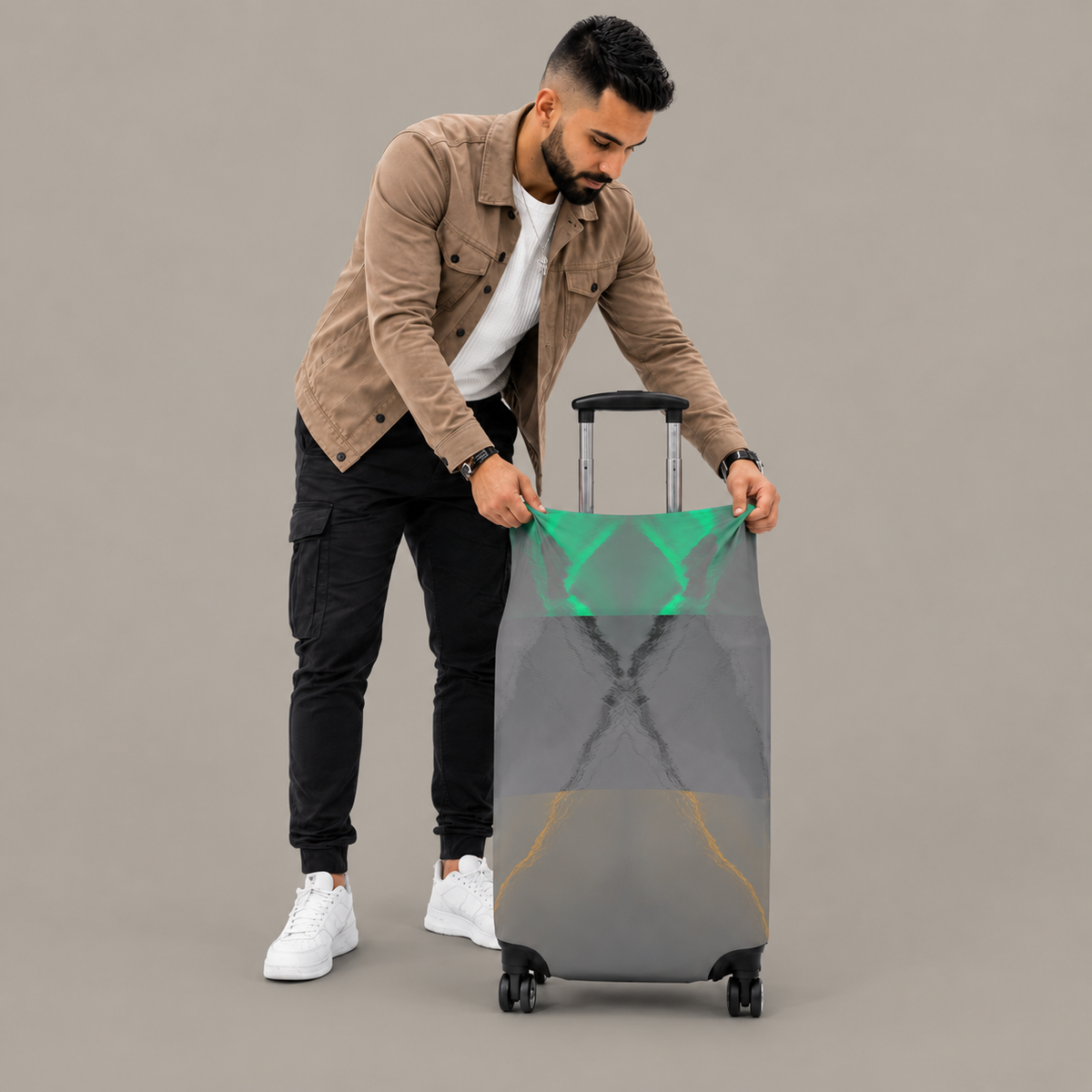 Carbon Mirage - Luggage Cover