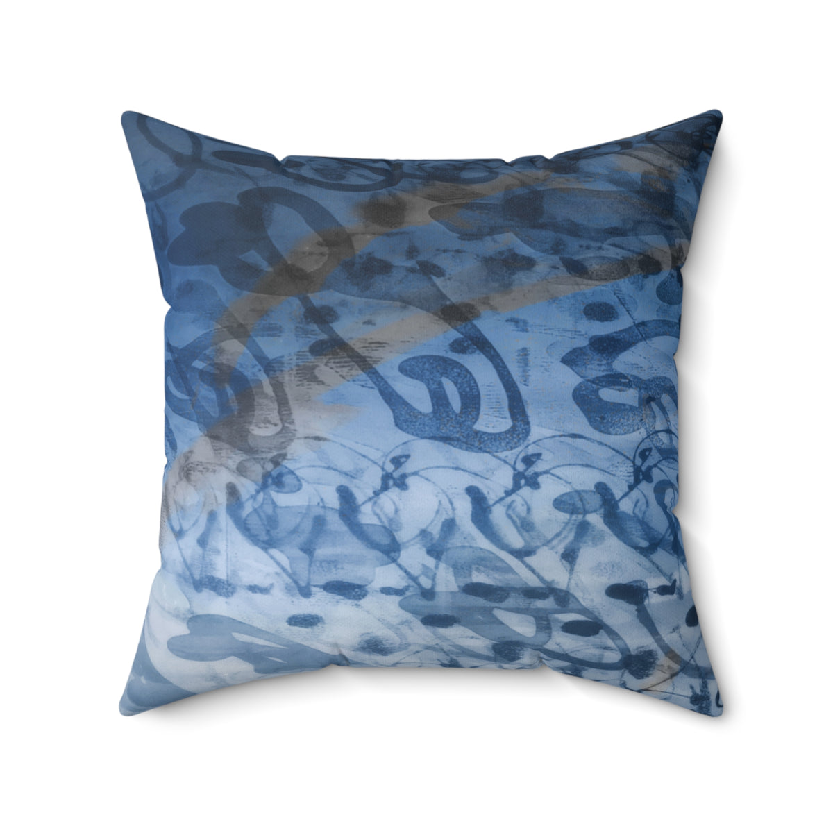 Cold Blooded. Clear Mind.- Faux Suede Throw Pillow