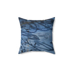 Cold Blooded. Clear Mind.- Faux Suede Throw Pillow