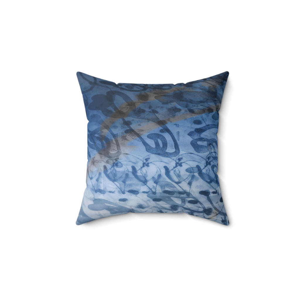 Cold Blooded. Clear Mind.- Faux Suede Throw Pillow