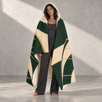 Emerald Heirloom - Hooded Sherpa Blanket