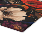 Garden of Becoming - Glass Cutting Board