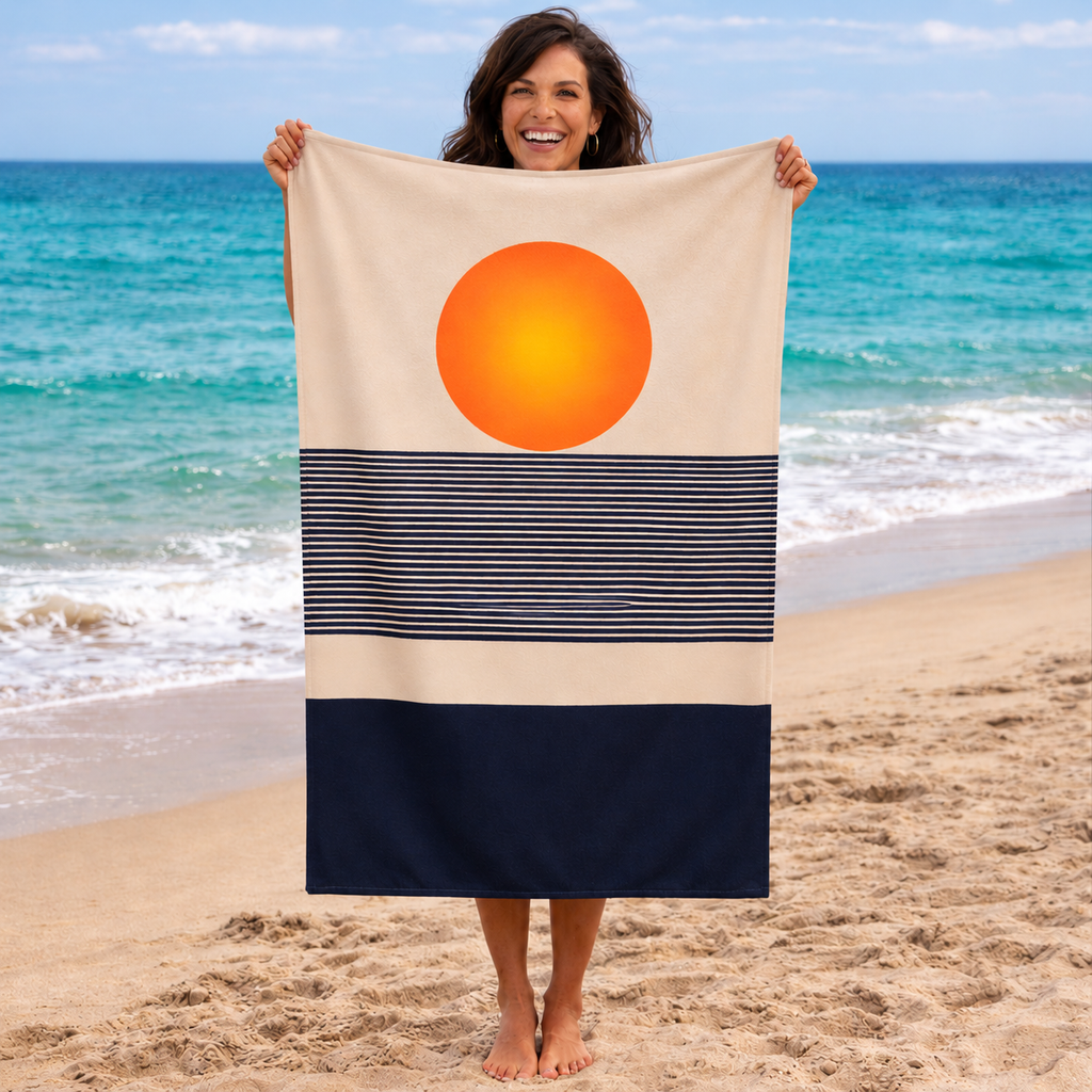Graphic Seduction - Beach Towel
