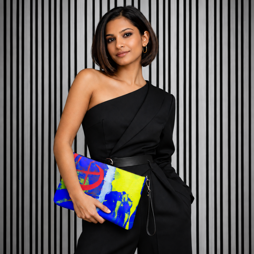 Hypernova Canvas - Leather Crossbody Accessories Bag