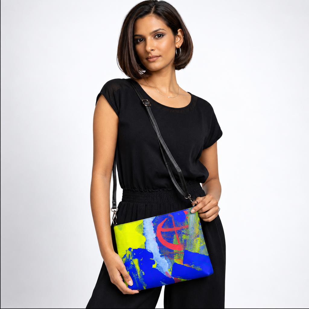 Hypernova Canvas - Leather Crossbody Accessories Bag