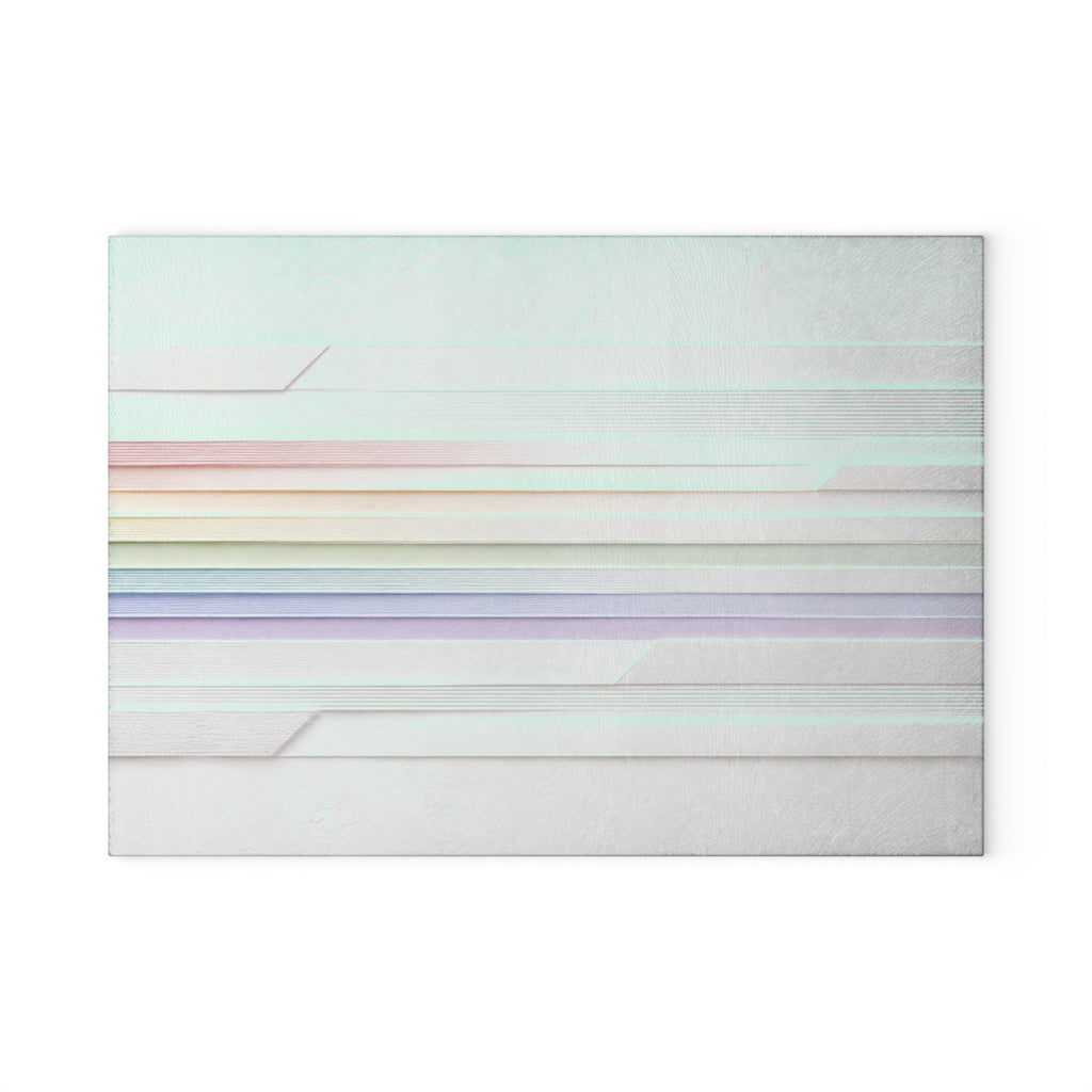 Light Language - Glass Cutting Board