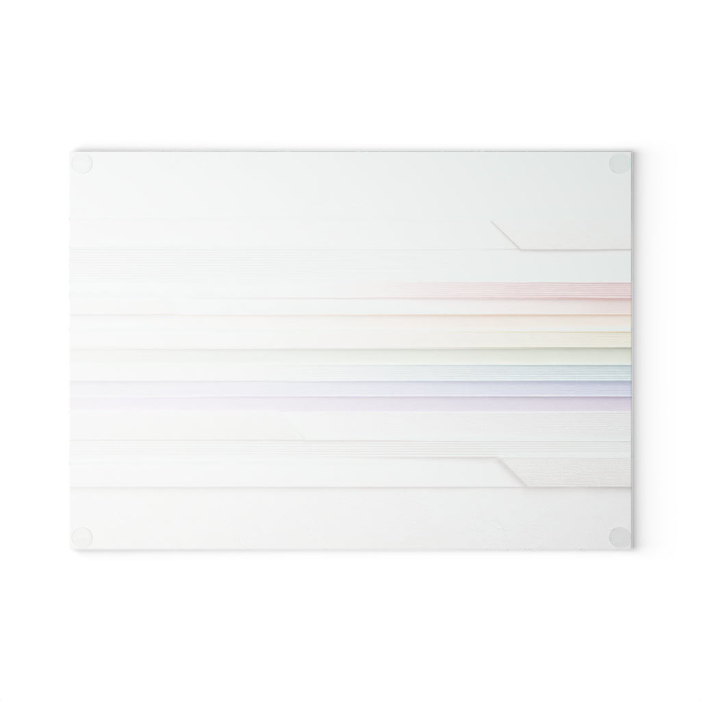 Light Language - Glass Cutting Board