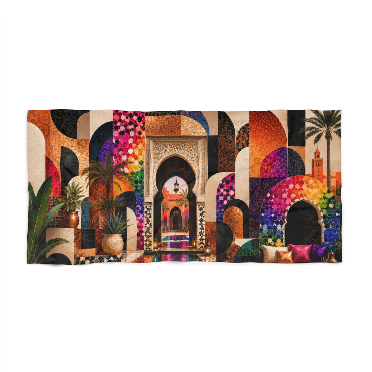Moroccan Mirage - Beach Towel