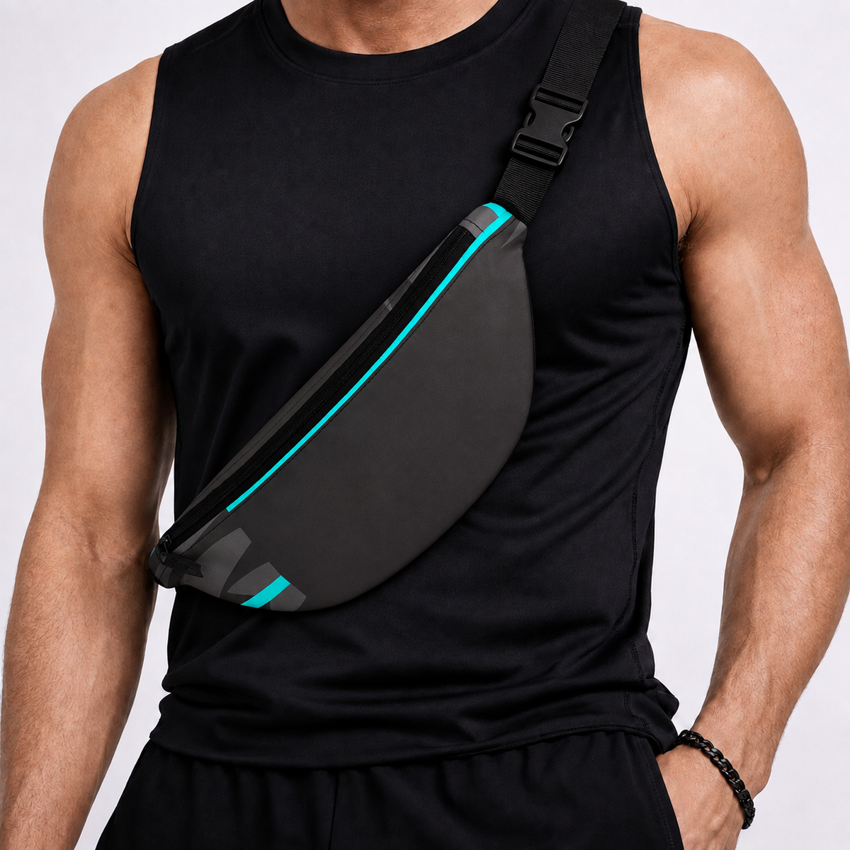 Neon Corridor - Fanny Pack
