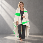 Neon Etiquette - Hooded Fleece Sherpa Blanket
