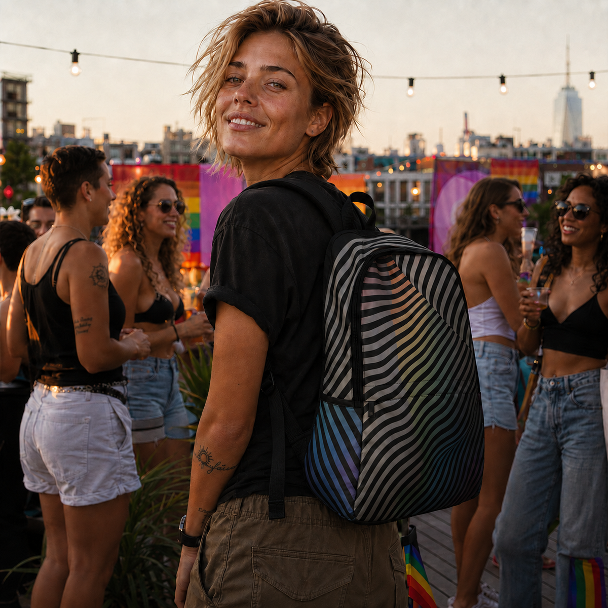 No Straight Lines - Backpack