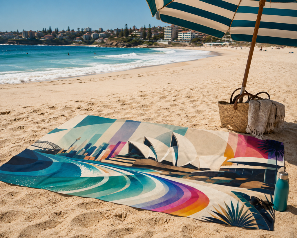 Opera in Color- Beach Towel
