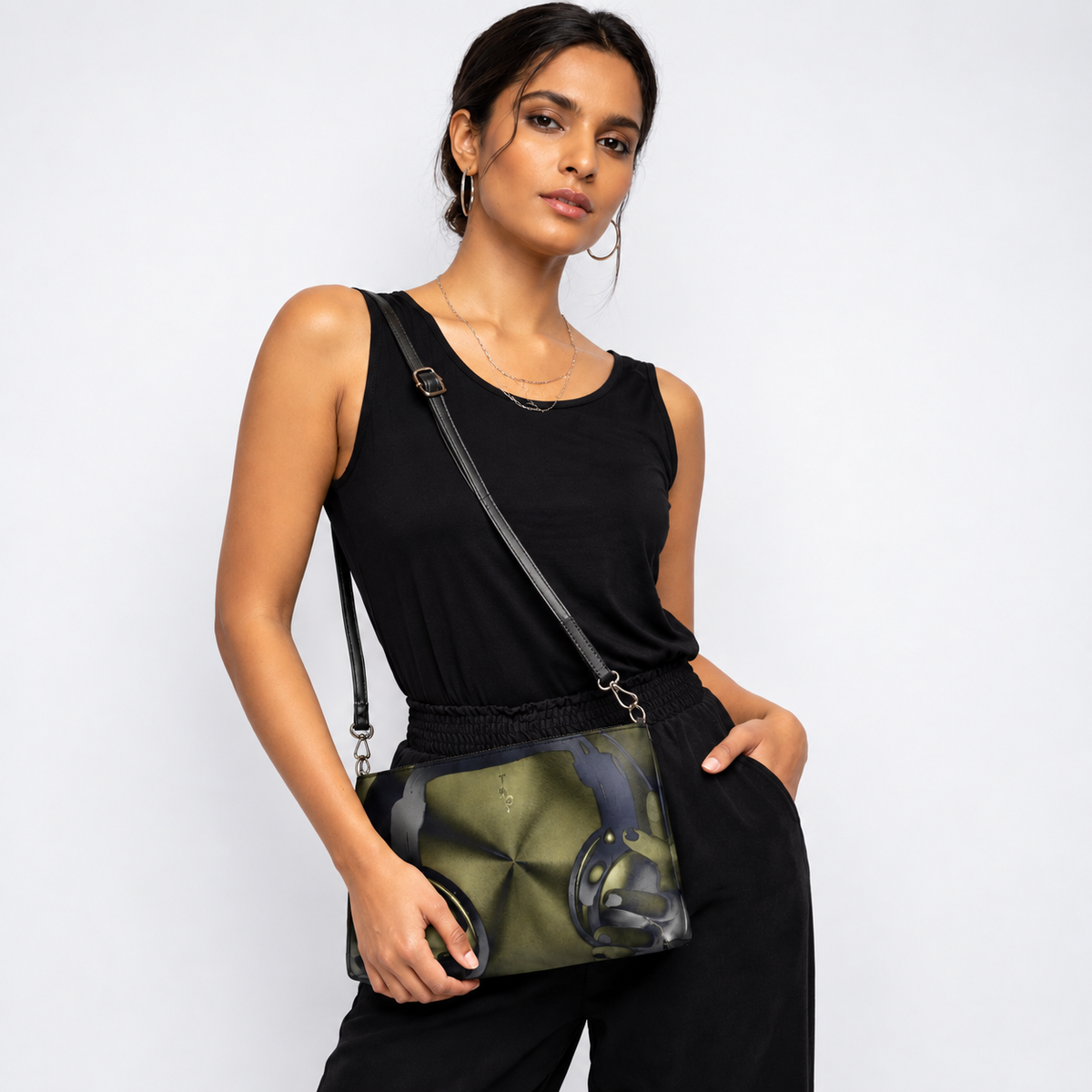 Pressure Play - Leather Crossbody Accessories Bag