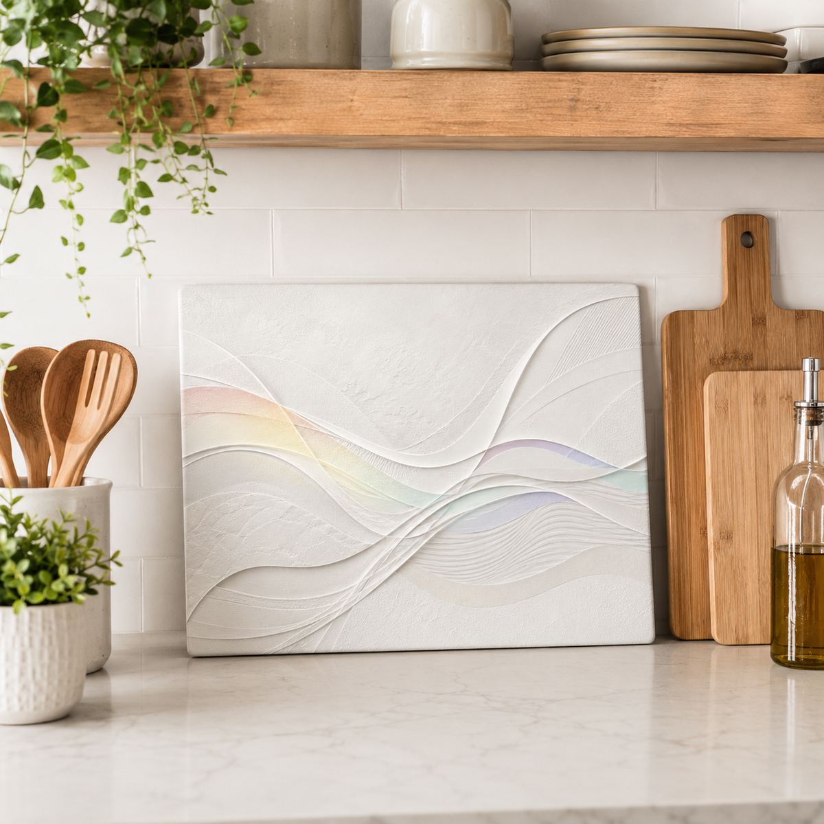 Soft Arrival - Glass Cutting Board
