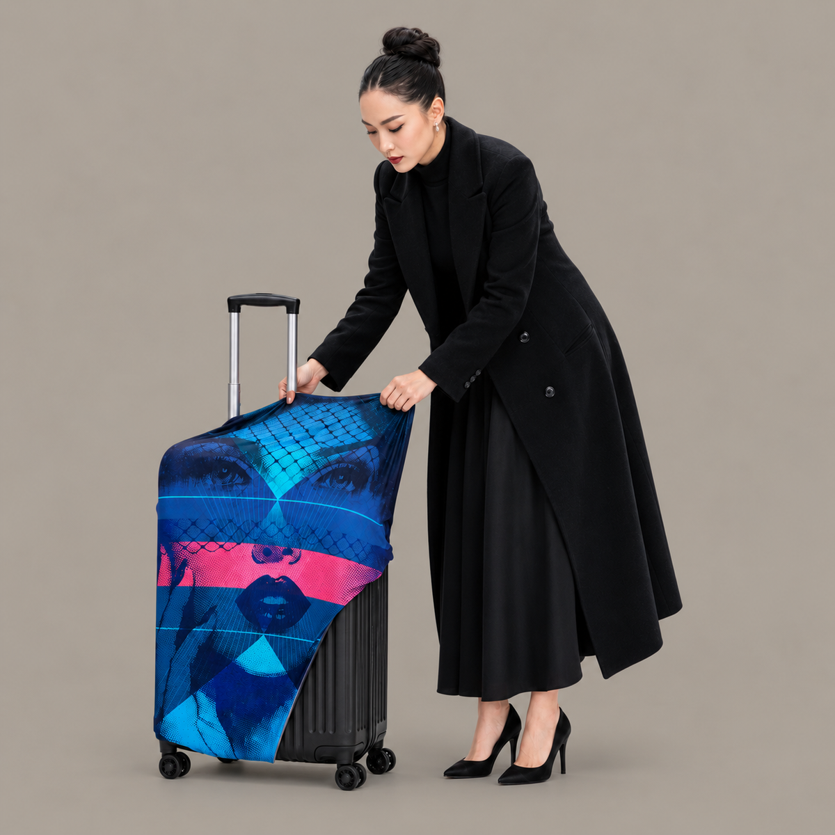 The Electric Muse - Luggage Cover