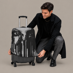 The Quiet Interrogation - Luggage Cover, product image.