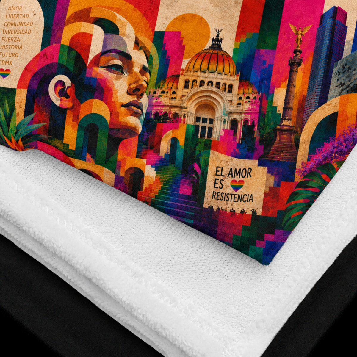 Viva Amor - Beach Towel