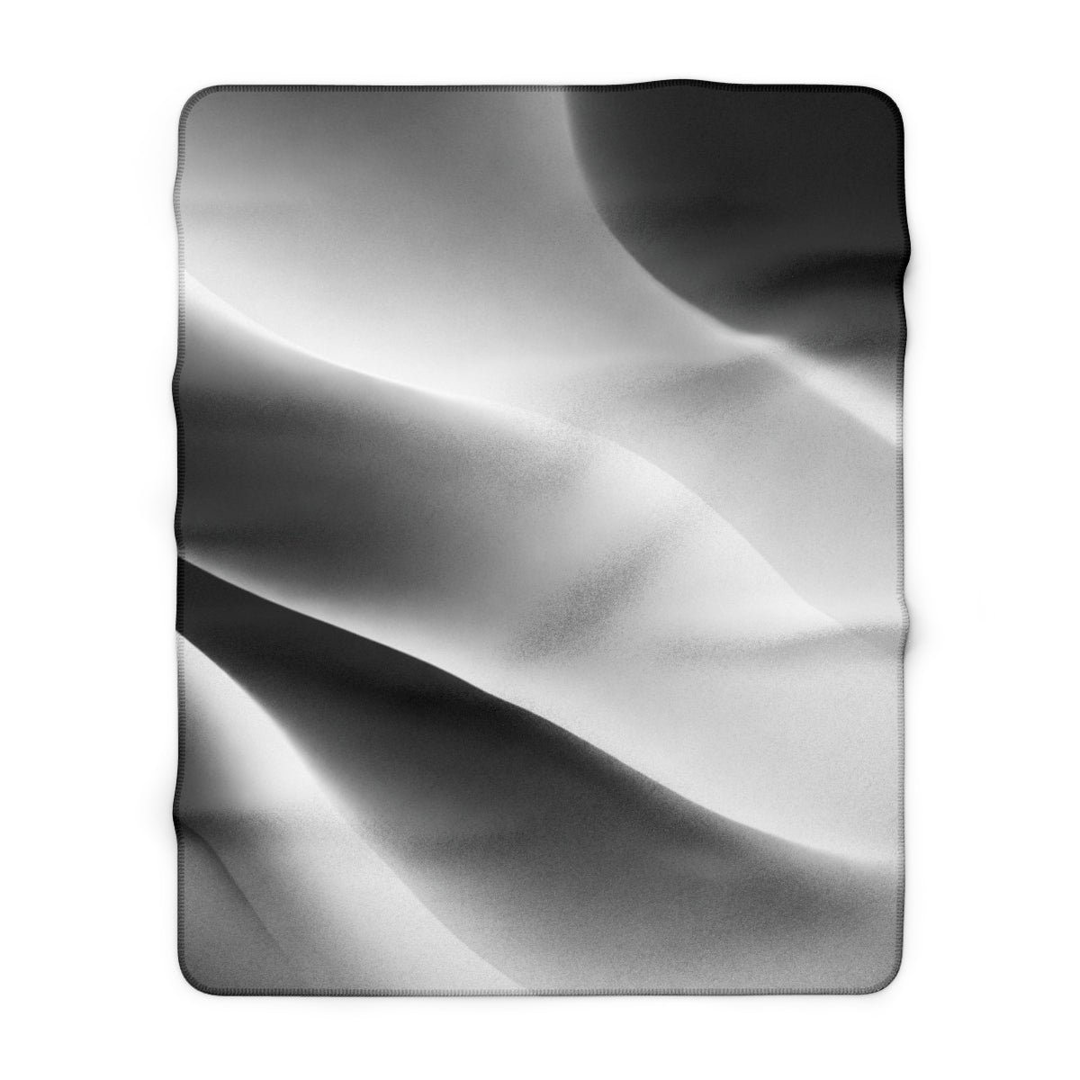Static Elegance - Sherpa Fleece Throw Blanket