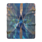 The Sanctuary - Sherpa Fleece Throw Blanket, product image.