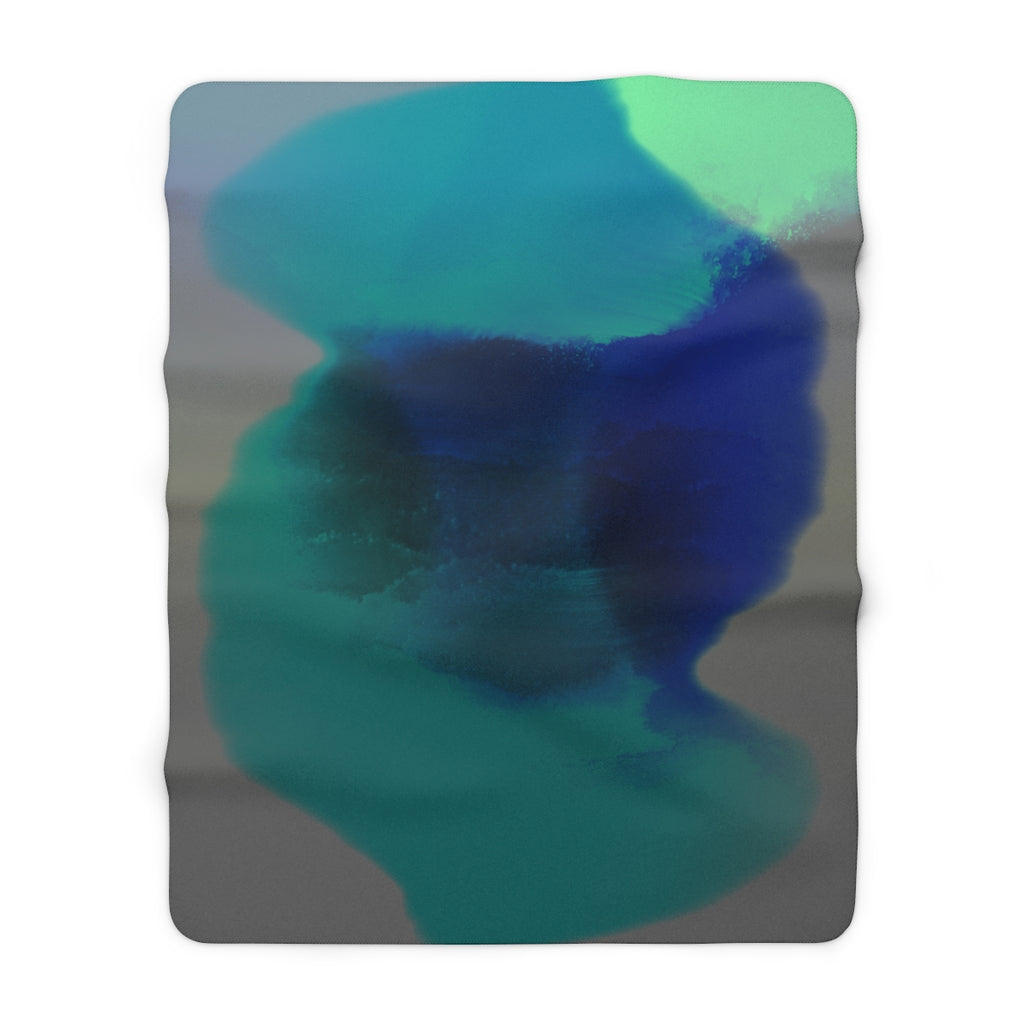 The Undertow - Sherpa Fleece Throw Blanket