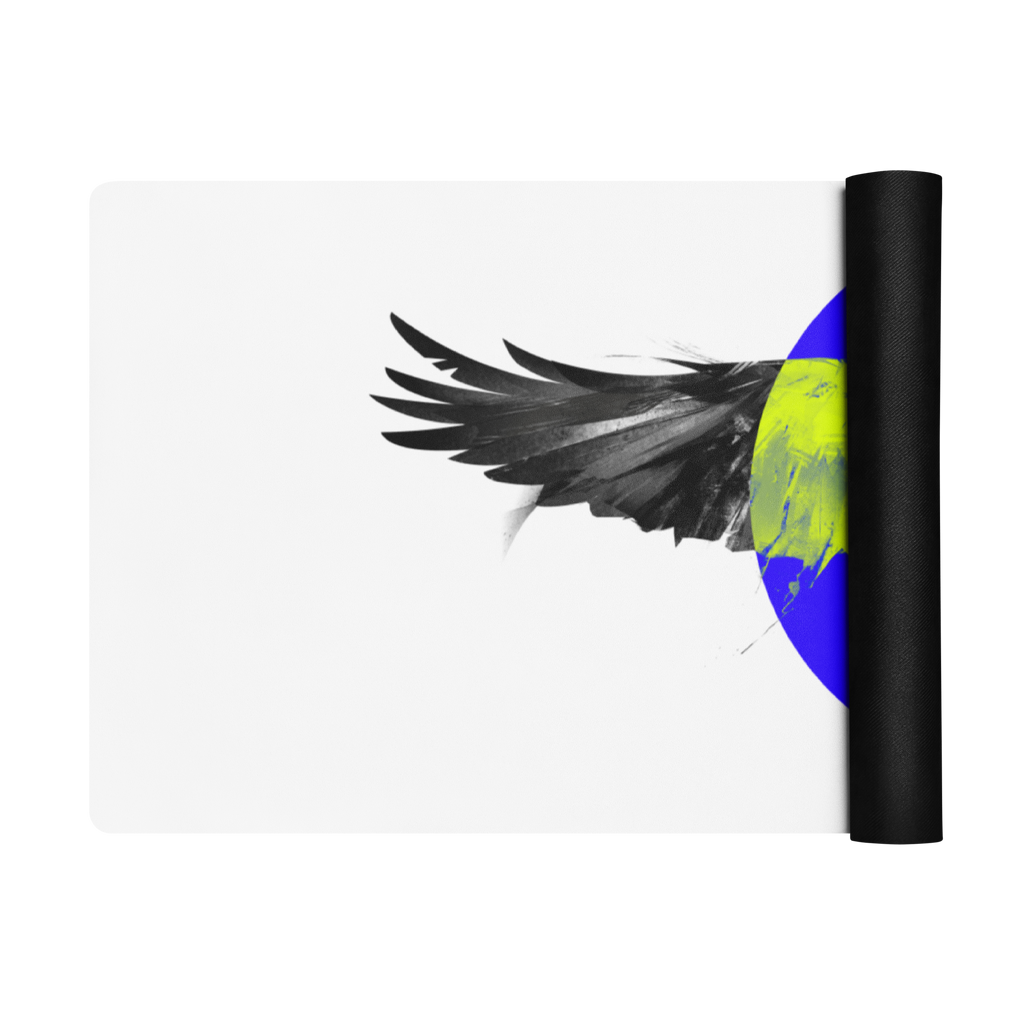 Front view of Winged Stillness - Yoga Pad.