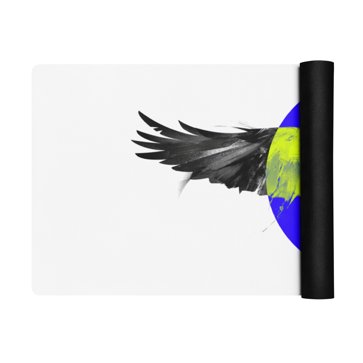 Front view of Winged Stillness - Yoga Pad.